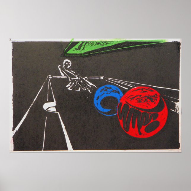 Póster Bilhar (Frente)