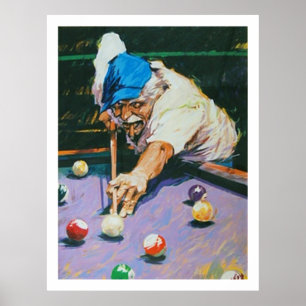 Póster Bilhar de Aldo Luongo