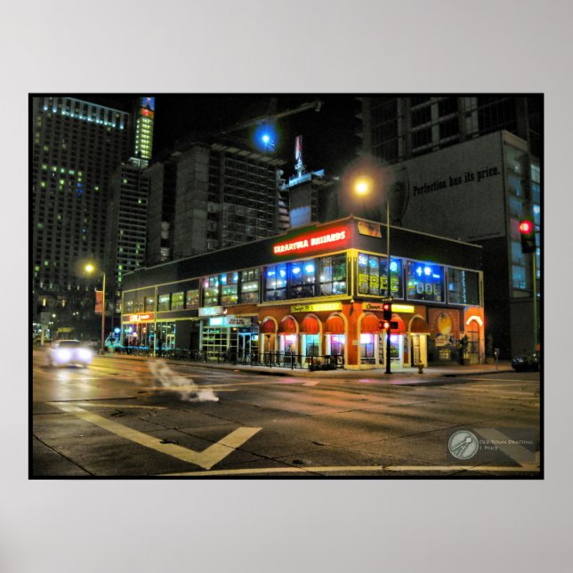 Póster bilhar tarântula (Frente)