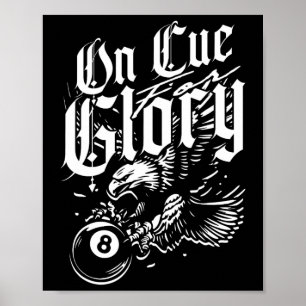 Poster Bilhares De Bola De 8 Bons Na Glória Cue