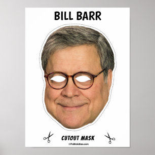 Poster BILL BARR Halloween Mask