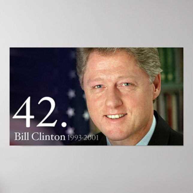 Póster Bill Clinton (Frente)