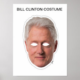 Póster Bill Clinton Costume
