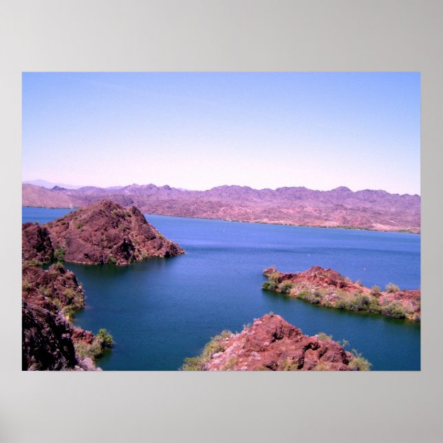 Póster Bill Williams River, Arizona Ocidental (Frente)
