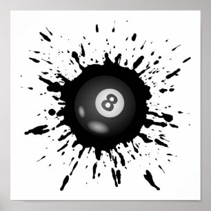 Póster Billiard Explosion