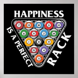 Poster Billiards legal amam arte em rack