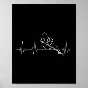 Poster Billiards Ou Billard Heartbeat Piscina Engraçada B