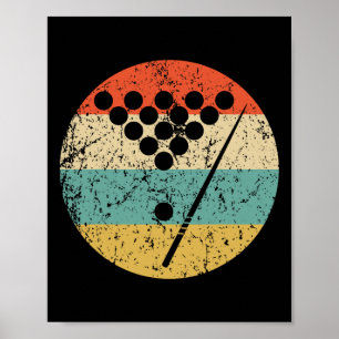 Poster Billiards Vintage - Piscina 1