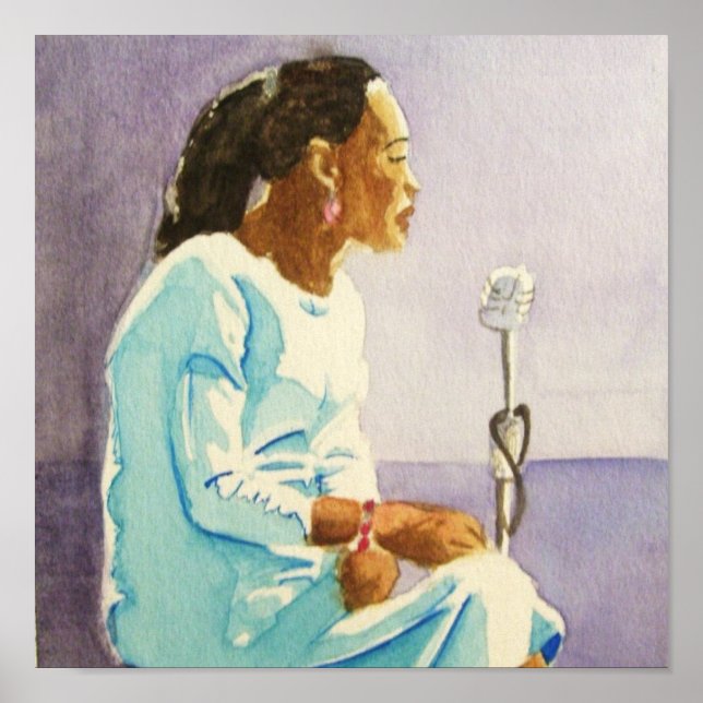 Póster Billie Holiday (Frente)