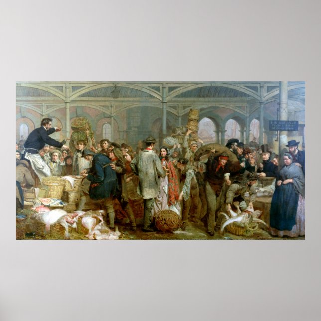 Póster Billingsgate Fish Market (Frente)