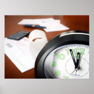 Póster Bills paying time