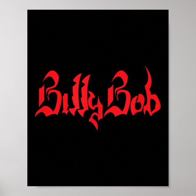 Poster Billy Bob _ Tattoo _ Nome (Frente)