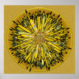 Póster Billy Jean -- Disco floral