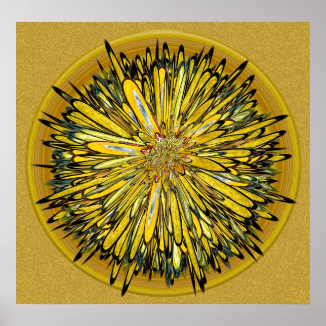 Póster Billy Jean - Disco Floral (Frente)