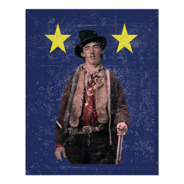 Póster Billy the Kid (Frente)