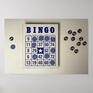 Póster Bingo o jogo de jogo
