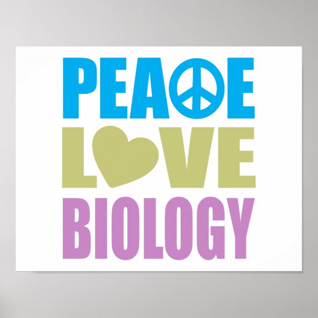 Poster Biologia do Amor pela Paz (Frente)