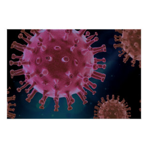 Póster Biologia do vírus Covid