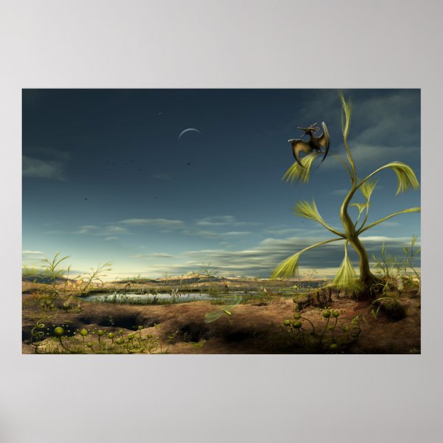 Poster Biótopo de alienígena (Frente)