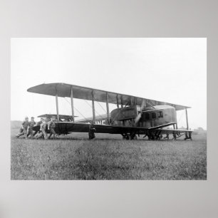 Póster Biplane Airliner, 1919