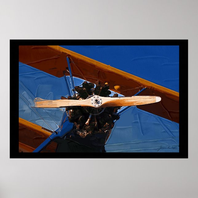 Póster Biplane Prop (Frente)