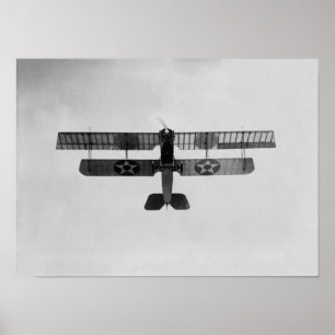 Poster Biplano marinho que executa um laço - WW1 - 1918