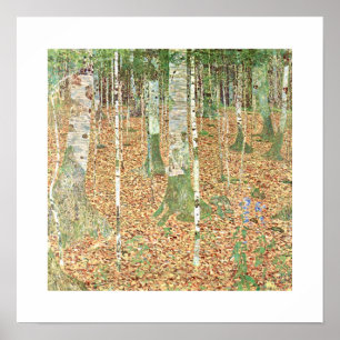 Poster Birch Forest por Gustav Klimt