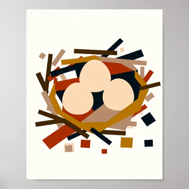Poster Bird'S Nest - Wildlife Art (Frente)