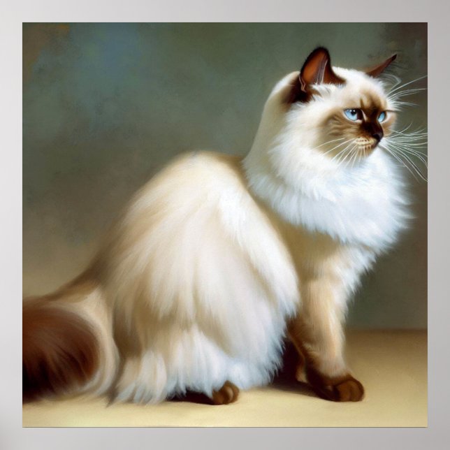 Poster Birman Cat (Frente)
