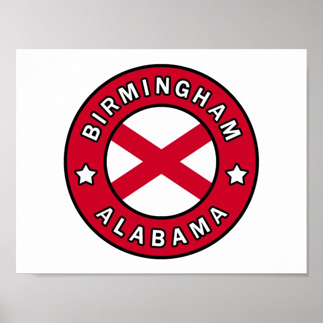 Poster Birmingham Alabama (Frente)