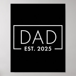 Poster Birth Gift Co. Funny 1rua Time Pai Est 2025 Novo p