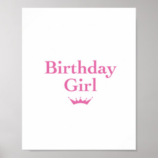 Poster Birthday Girl