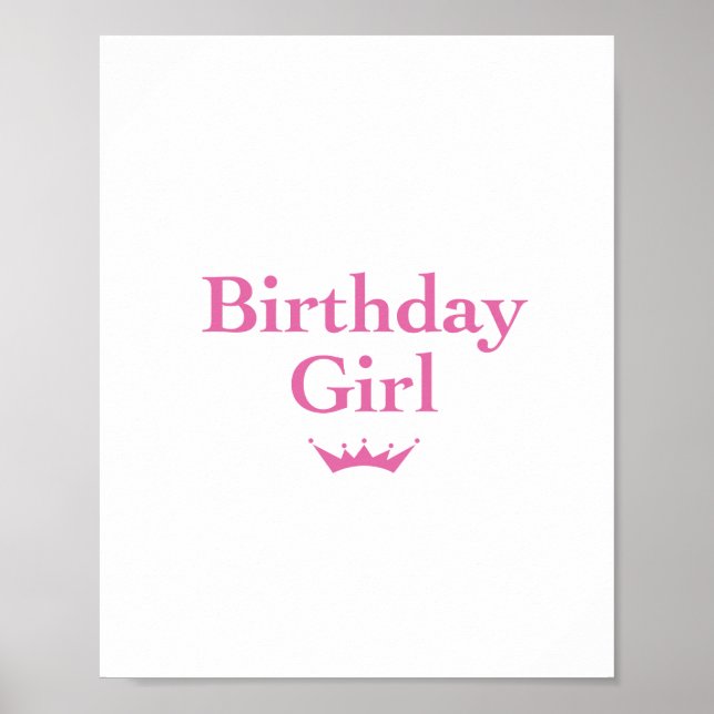 Poster Birthday Girl (Frente)