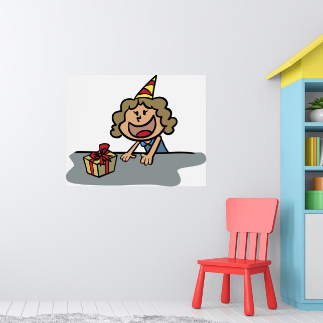 Poster Birthday Girl With A Gift (Criador carregado)