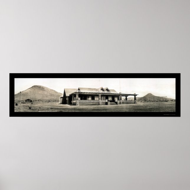 Póster Bisbee AZ Country Club Photo 1909 (Frente)