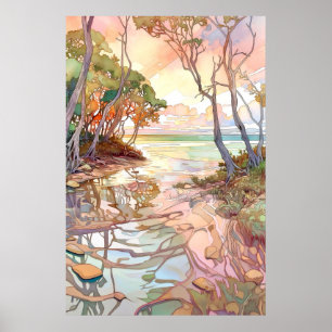Poster Biscayne National Park Art