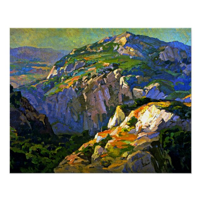 Póster Bischoff - Canyon Green, belas artes, (Frente)