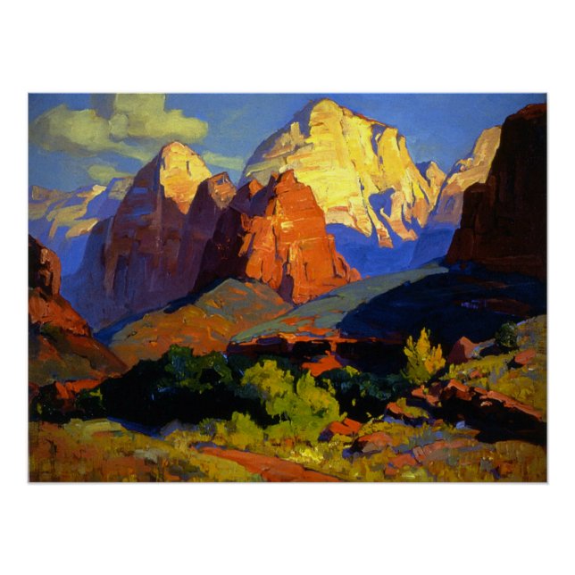Póster Bischoff - Zion Park (Frente)