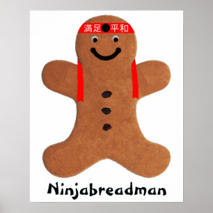 Poster Biscoito de Ninjabreadman (biscoito)