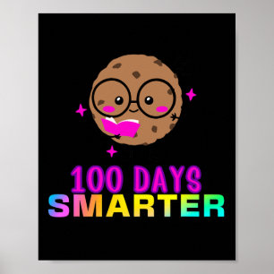Poster Biscoito Inteligente 100 Dias Mais Inteligente Com