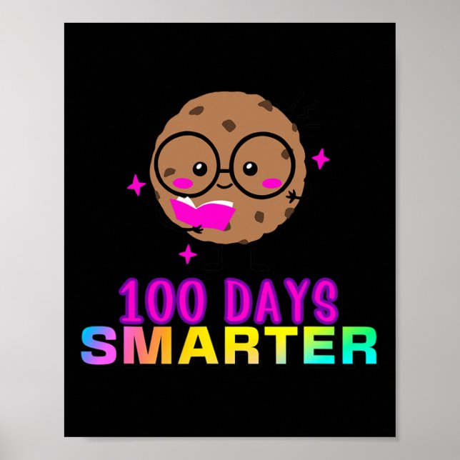 Poster Biscoito Inteligente 100 Dias Mais Inteligente Com (Frente)