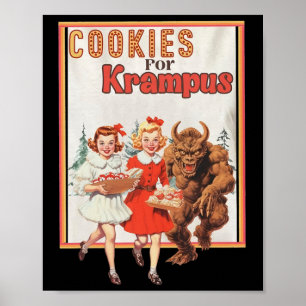 Poster Biscoito Para O Natal Do Krampus 1 