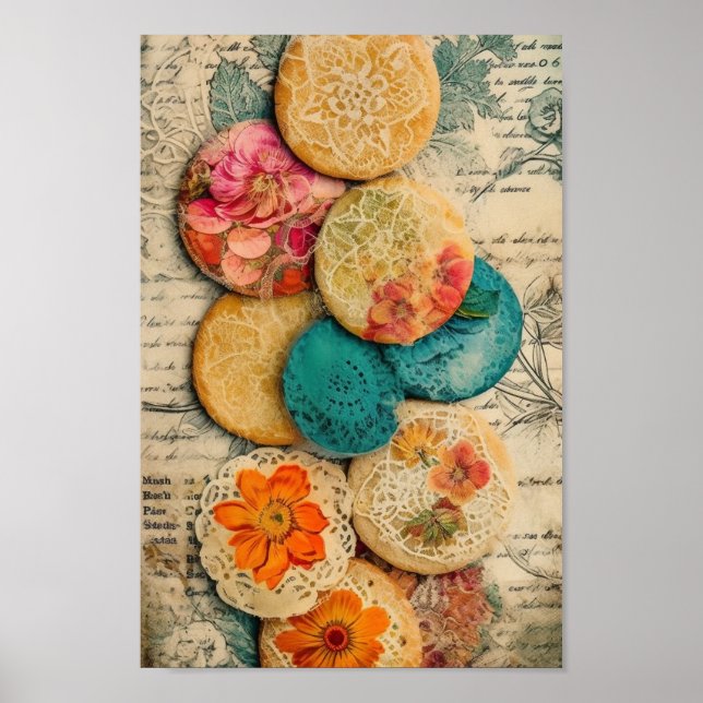 Poster Biscoitos de Açúcar Fofos (Frente)