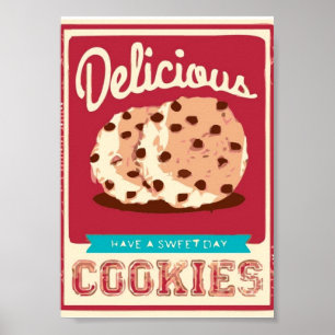 Póster Biscoitos deliciosos