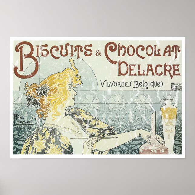 Poster Biscoitos e Chocolate Delacre - angustiado (Frente)