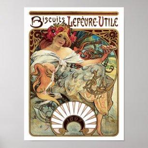 Póster Biscoitos Lefevre-Utile