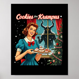 Poster Biscoitos Para Krampus Natal Divertido Xmas Krampu