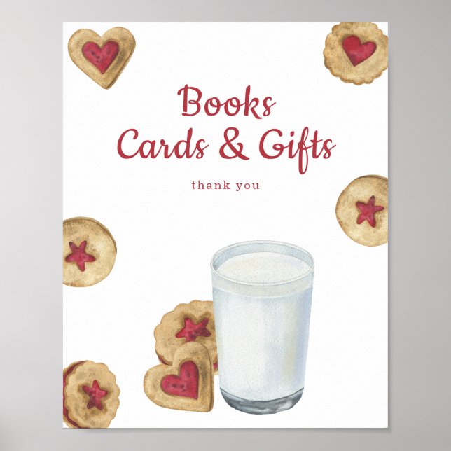 Poster Biscoitos Presentes de cartão de livros de festa d (Frente)