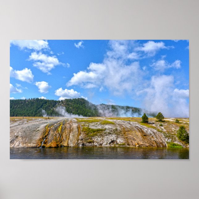Poster Biscuit Basin, Parque Nacional Yellowstone (Frente)