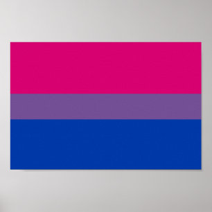 Poster Bisexual Pride Flag